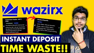 Wazirx Deposit TIME WASTE  WazirX Deposit INR SOLUTION  WazirX INR deposit problem [upl. by Hamforrd]