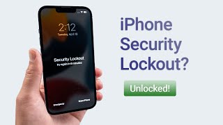 iPhone Security Lockout 4 Ways to Unlock It If Forgot Passcode [upl. by Anbul]