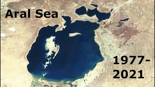 Aral Sea Time Lapse [upl. by Wilder]