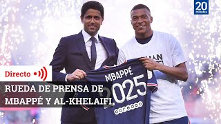 DIRECTO  Sigue en directo la rueda de prensa de Mbappé tras renovar con el PSG [upl. by Cherri]