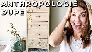 My Anthropologie DIY Enchantment Dresser \\ Furniture Makeover With Decor Moulds [upl. by Pani]