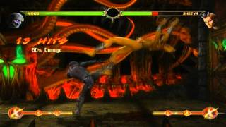 Noob Saibot 95 Combo MK9 [upl. by Gerty]