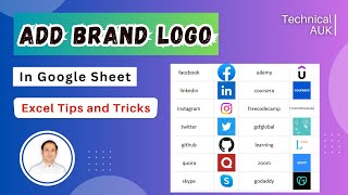 How to Add Company Brand Logos to Your Spreadsheet  Using the IMAGE Function in Excel [upl. by Yenobe]