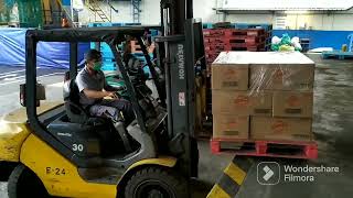 Forklift Counter Balance Loading Finish Good Product [upl. by Shig487]