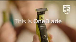 Philips OneBlade trim edge shave  Philips  QP2520 [upl. by Yldarb]