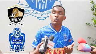 🚨NGABO ROBEN WA RAYON AVUZE IKINTU GIKOMEYE KUR APR FC🤔🤔 [upl. by Skinner]