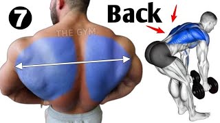 Grow A Bigger Back  6 Best Back Workout Exercises for a Bigger Back Naturally  BACK WORKOUT [upl. by Corbett]