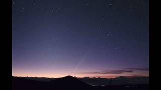 The Morning Beauty The Comet TsuchinshanATLAS as viewed from Maunakea Hawaii 20241003 [upl. by Rim]