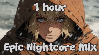 Epic Nightcore Mix  1 Hour Nathan Wagner x Nightcore [upl. by Cadel]