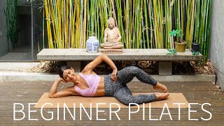 25 MIN FULL BODY PILATES WORKOUT FOR BEGINNERS No Equipment [upl. by Letsirhc]