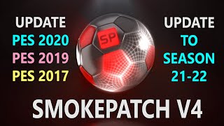 PES 2019 WORLD CUP 2022  SMOKE PATCH NEW WORLD CUP 2022 KITS [upl. by Nehtanoj]