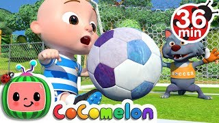 The Soccer Football Song  More Nursery Rhymes amp Kids Songs  CoComelon [upl. by Lucia226]