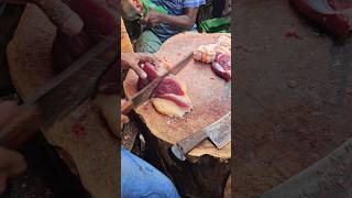 Super smooth beef cutting skill  Original deshi ox beef cutting [upl. by Kcirddot]