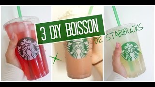 3 boisson Starbucks pour le printemps ou lété [upl. by Irneh]