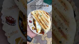 Stuffed Paneer Grill Kulcha 🤤❤️youtubeshorts trending viralvideo kulcha paneer streetfood [upl. by Itsa226]