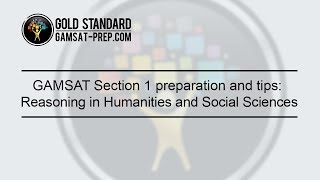 GAMSAT Section 1 preparation and tips Reasoning in Humanities and Social Sciences [upl. by Malsi]