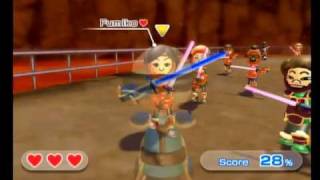 Wii Sports Resort Swords Play Showdown Stage 10 Part 12 70 Combo Streak [upl. by Lertnom]