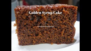 Golden Syrup Cake One bowl Mix Cake [upl. by Magbie]