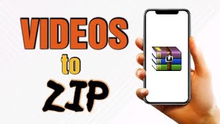 💥 How to Convert Videos into ZIPRAR in Android Phone [upl. by Nylarej]