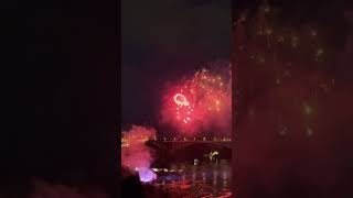 Fireworks at Niagara Falls in Ontario Canada 🇨🇦 [upl. by Ruy]