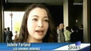 Jodelle Ferland Interview and Arriving Footage at the 2010 Leo Awards [upl. by Stephan258]