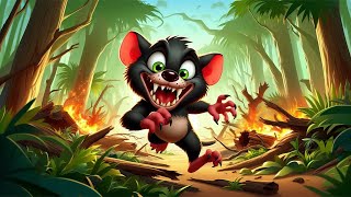 TASMANIAN DEVIL Ruining The Jungle  Animation Cartoon [upl. by Eloise492]