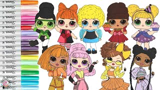 LOL Surprise Makeover Coloring Book Compilation Powerpuff Girls Rainbow High Disney Princess Encanto [upl. by Rees888]