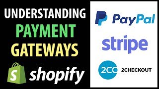 Understanding Shopify Payment Gateways  PayPal Stripe 2Checkout [upl. by Nujra]