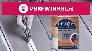 Hoe verf je je vloer met Histor Perfect Finish Houten Vloer  TUTORIAL  Verfwinkelnl [upl. by Anaya]