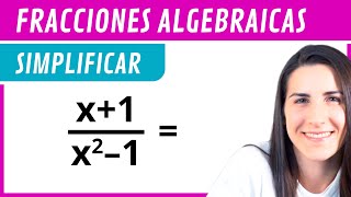 SIMPLIFICACIÓN de FRACCIONES Algebraicas 🍕 [upl. by Ayotol]