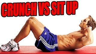 Crunch VS SitUp  Bauchmuskeltraining [upl. by Juanne187]