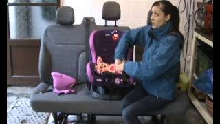 Cosatto Moova group 1 car seat cover removal [upl. by Brear]