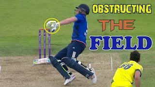 Obstructing the Field Compilation in Cricket ●► Cricket Weird Dismissals [upl. by Plante297]