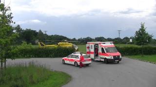 Rettungshubschrauber am AmmerseeGymnasium Dießen [upl. by Farrar]