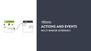 Actions amp Events  Creating multimarker AR experiences [upl. by Nnair]