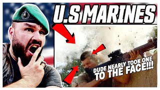 British Marine Reacts To US Marines in Combat [upl. by Namar]