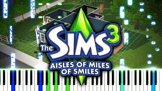 Aisles of Miles of Smiles  The Sims 3 Build Mode piano and violin trio [upl. by Ebanreb405]