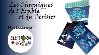 Les Chroniques de lérable et du cerisier Mes lectures amp jdr [upl. by Ehcadroj]