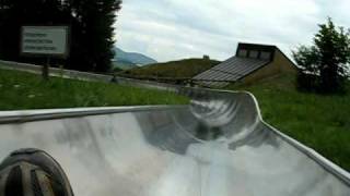 Sommerrodelbahn Tegelberg  Full Slide  POV [upl. by Sanferd]