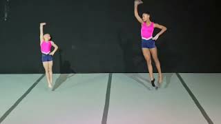 2022 Spelthorne Gymnastics Christmas Display Yuna amp Amber Balance Routine 직캠 [upl. by Chapland]