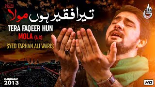 Farhan Ali Waris  Tera Faqeer Hun Mola  Manqabat  2013 [upl. by Alyakem644]