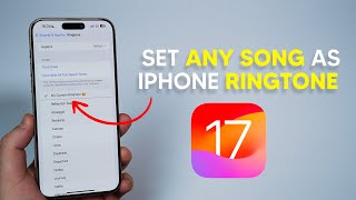 2024 How to set ANY Song as iPhone Ringtone  Free and No Computer [upl. by Inahpets211]