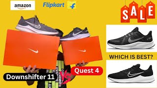 Nike Downshifter vs Nike Quest 4 Shoes Comparison  Downshifter 11 vs Quest 4 Comparison [upl. by Oleusnoc]