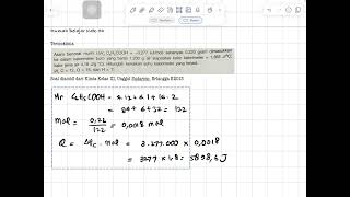 Termokimia Menghitung Kenaikan Suhu Kalorimeter Kimia Kelas XI [upl. by Anoniw]