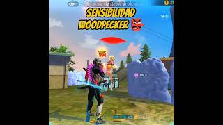 SENSIBILIDAD ACTUALIZADA WOODPECKER 👺 freefire [upl. by Bahe]