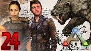 RUNAWAY SABERTOOTH  Part 24  Ark Survival Evolved The Island [upl. by Eniluqcaj]