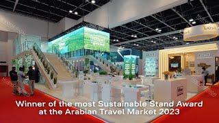 Hilton Exhibition Stand at Arabian Travel Market 2023 [upl. by Arrik382]