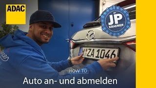 Auto an und abmelden  HowTo mit JP Kraemer  ADAC [upl. by Ardnasella995]