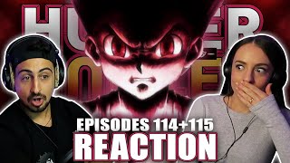 GON IS LOCKED IN Hunter x Hunter Episodes 114115 REACTION [upl. by Assecnirp]