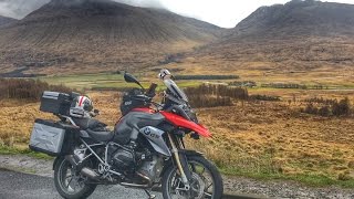 Scotland by BMW R1200GS Part 1  Loch Lomond to Glencoe on the North Coast 500 [upl. by Ramor]